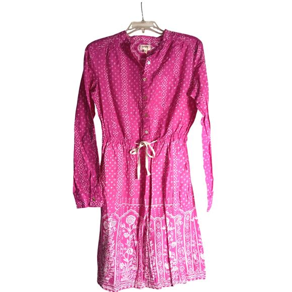 Anthropologie Meadow Rue Lightweight shirt Dress US size 6 Cotton *M - Picture 2 of 5